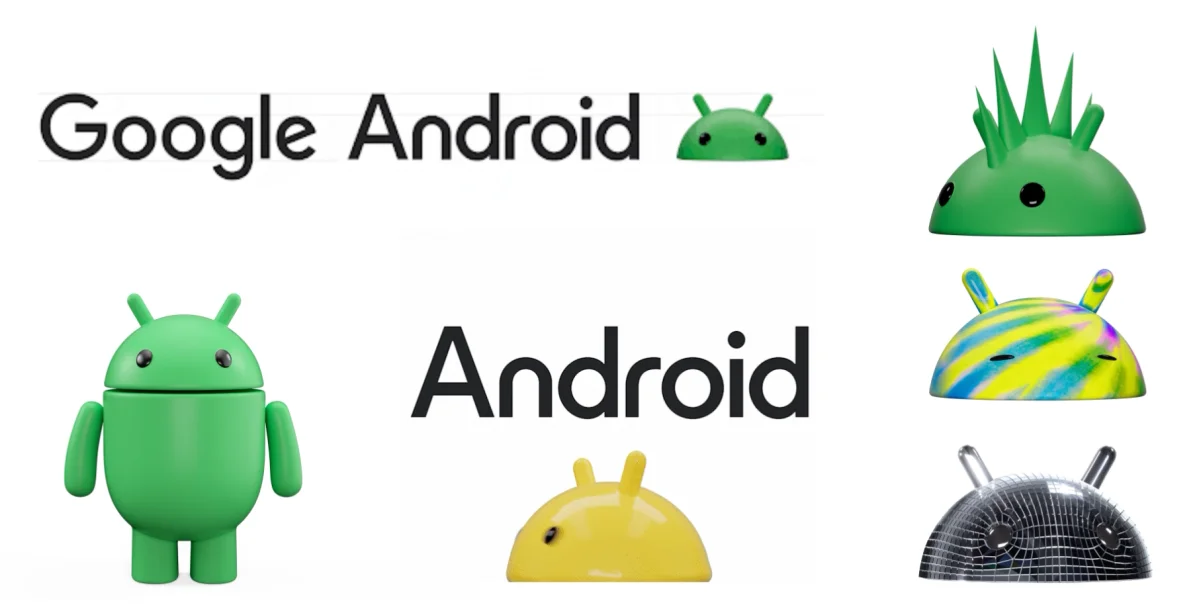"Google's Android Logo Gets a Makeover to Blend In with the Rest"
