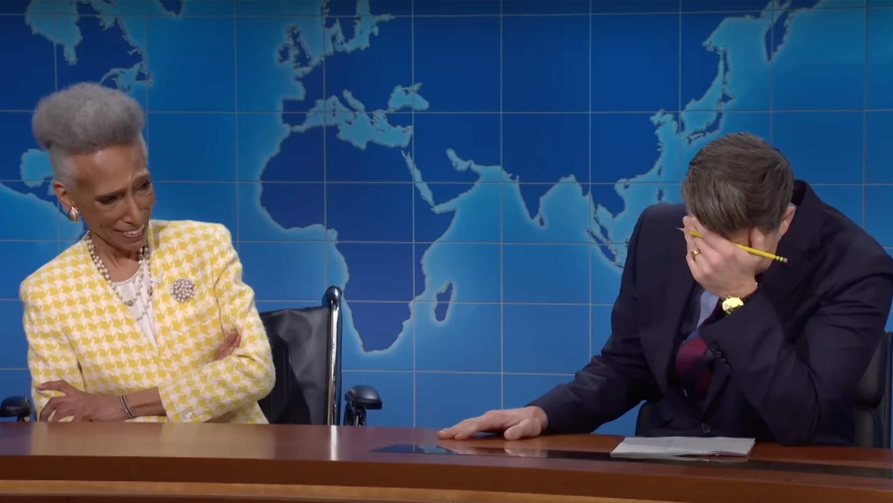 Featured image for "SNL's Michael Che and Colin Jost Engage in Brutal Joke Swap Prank"