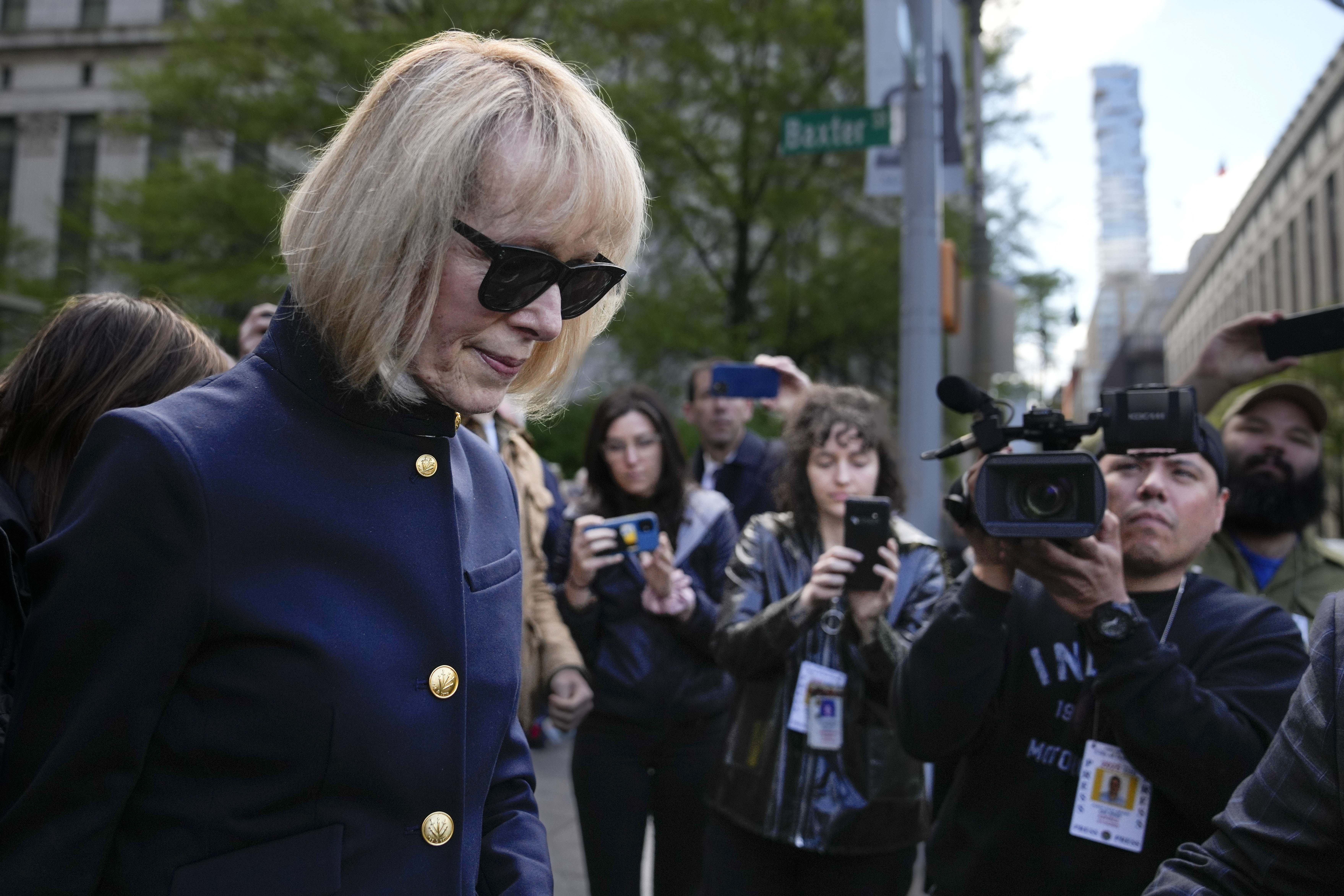 E. Jean Carroll testifies against Trump in civil rape trial.
