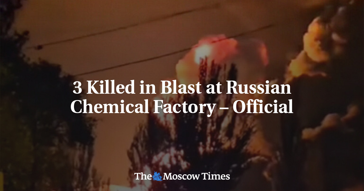 Featured image for Explosion at Russian Chemicals Plant Kills Three and Injures Several