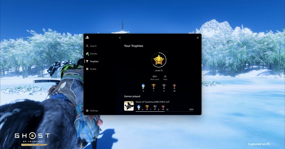 Featured image for "Sony Introduces PlayStation PC Overlay and Cross-Play for Ghost of Tsushima"
