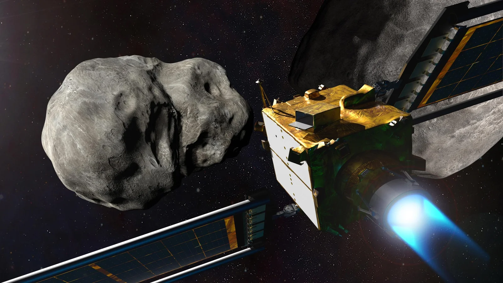 Featured image for NASA's DART Mission Reveals Unexpected Risks in Asteroid Deflection