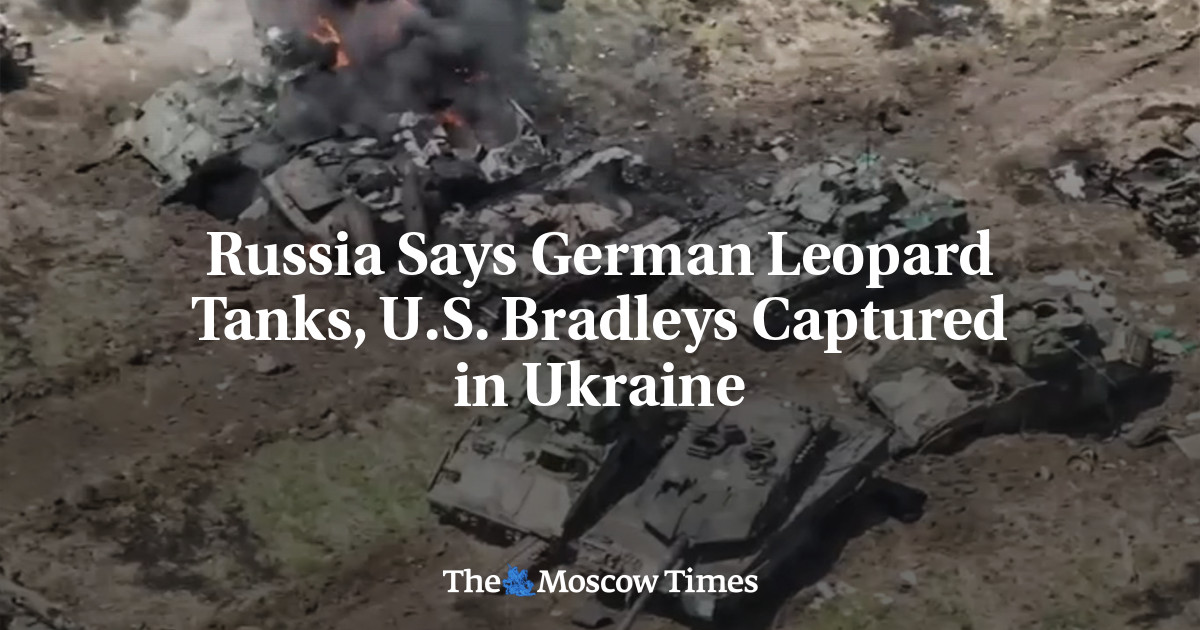Russian Forces Showcase Captured Western Military Vehicles in Ukraine