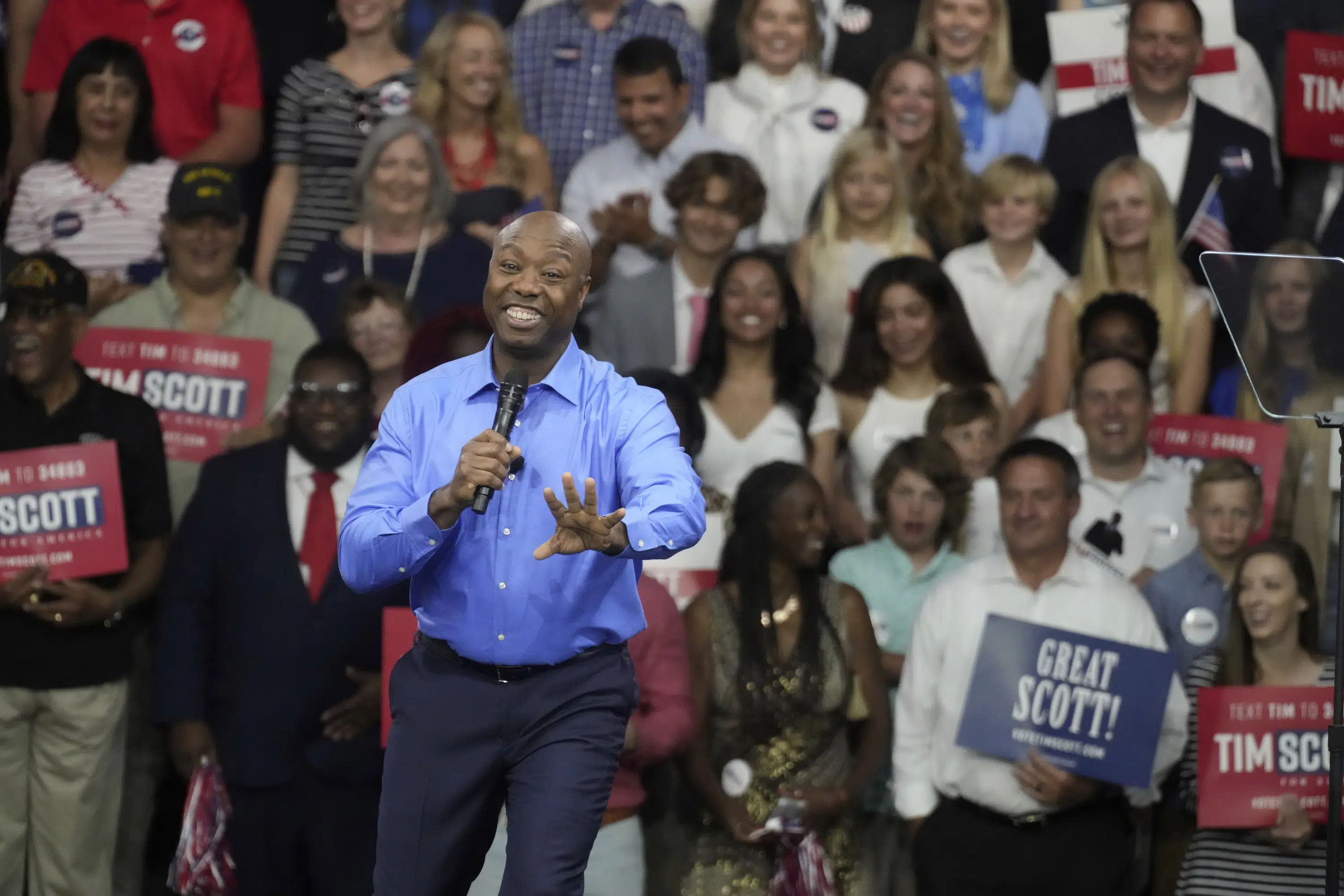 Tim Scott's Optimistic Presidential Bid Gains Endorsement and Attention.