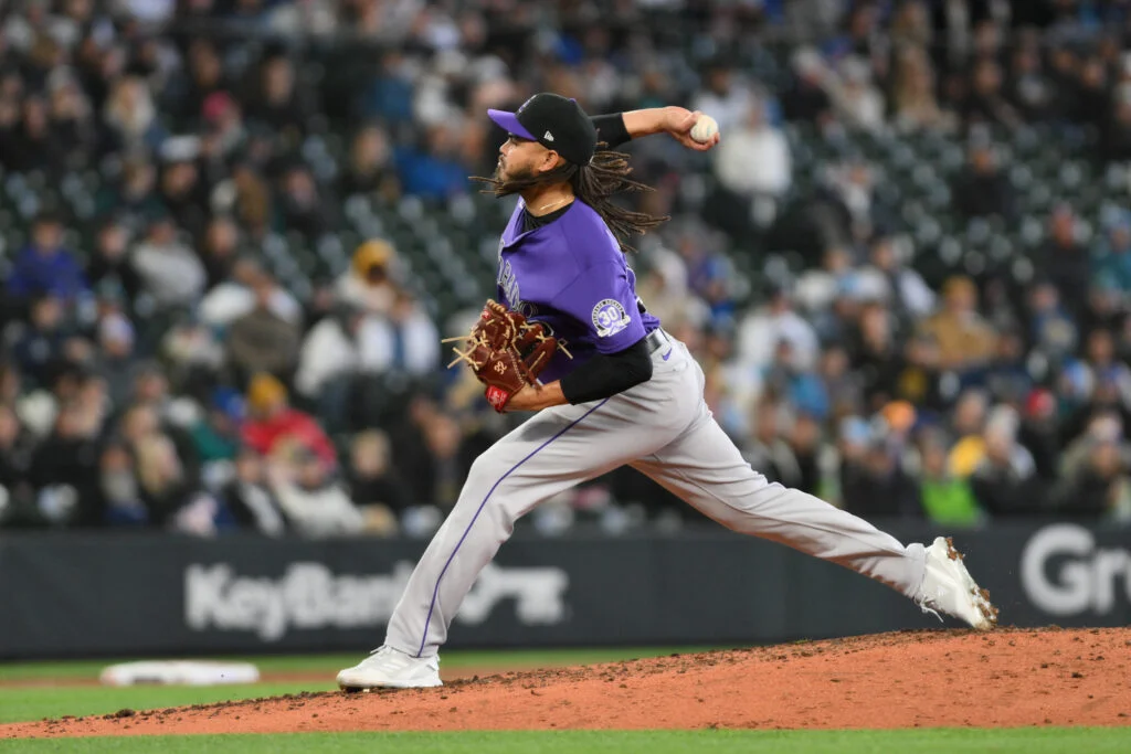 Rockies demote Dinelson Lamet to minors.