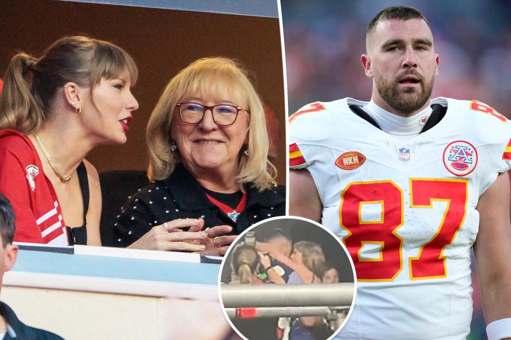 Featured image for "Will Taylor Swift Skip Travis' Chiefs vs. Eagles Game? Donna Kelce Raises Doubts"