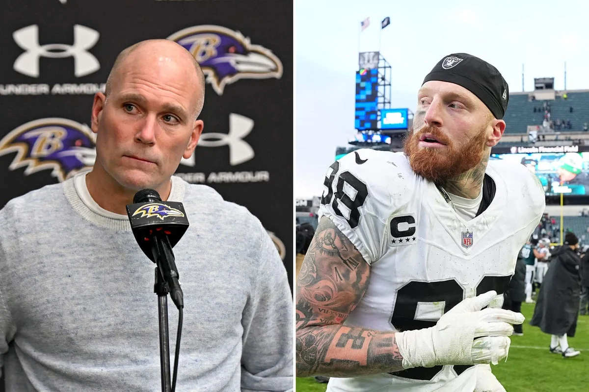 Ravens back out of Crosby trade, pivot to Hendrickson amid medical concerns