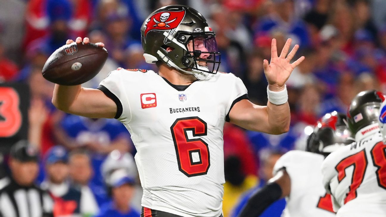 "Baker Mayfield's TD connection with Chris Godwin highlights thrilling Bills vs. Buccaneers matchup"