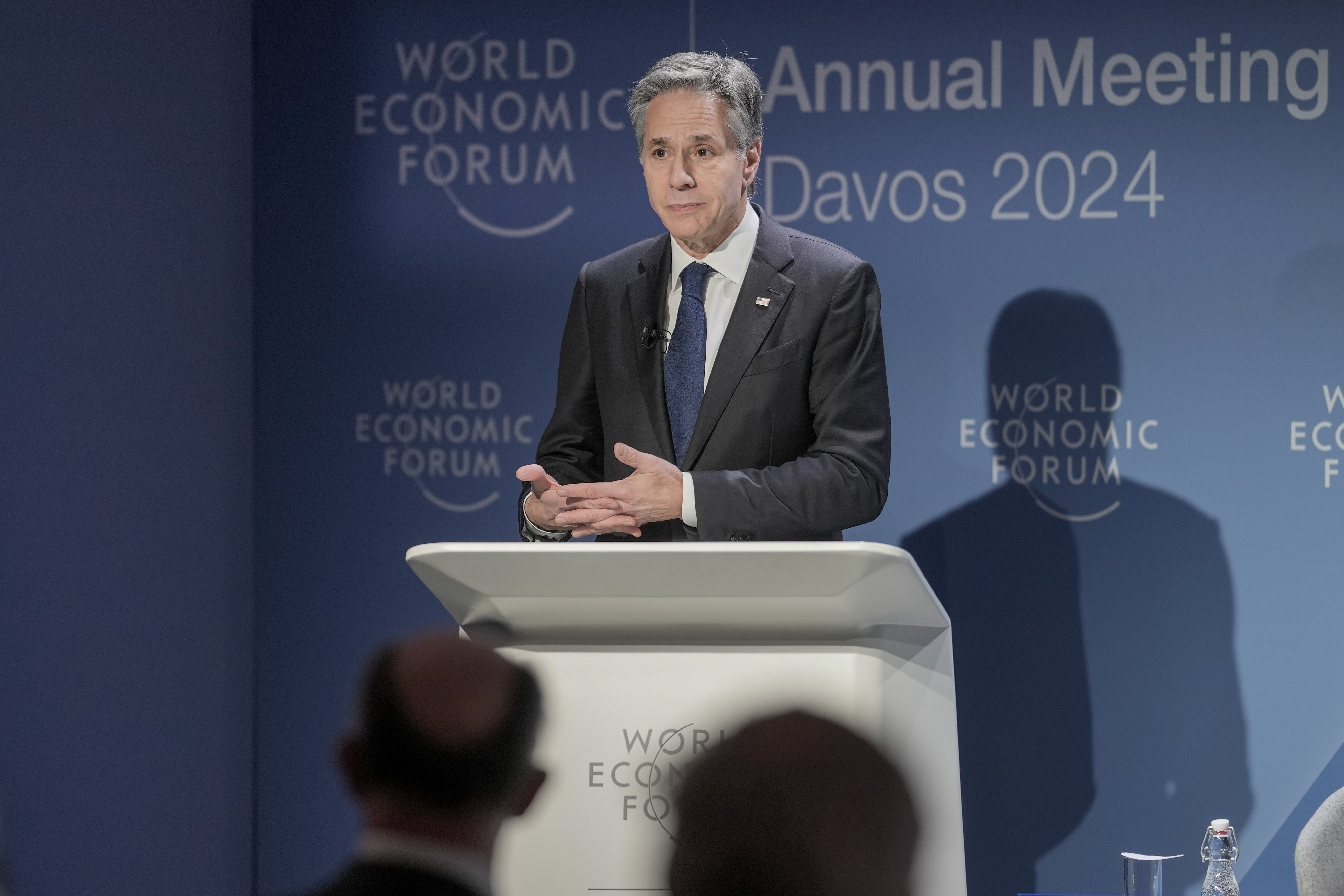 Blinken's Davos Departure Delayed Due to Boeing Plane Malfunction
