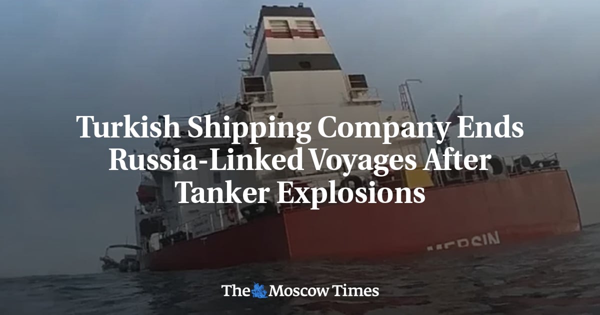 Featured image for Turkey halts Russia-linked Black Sea shipping after tanker attacks
