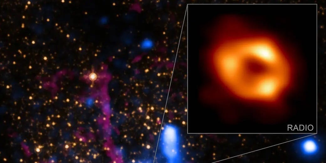 Milky Way's Supermassive Black Hole Spins Rapidly, Distorting Space-Time