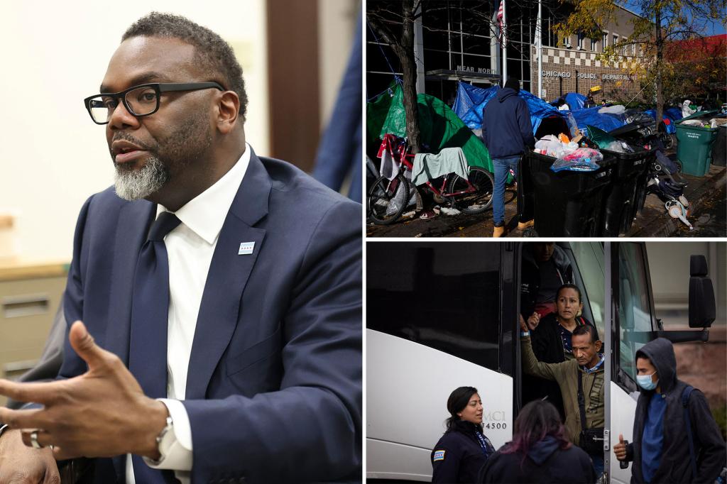 "Chicago's Migrants Face Harsh Winter Conditions and Shelter Challenges"