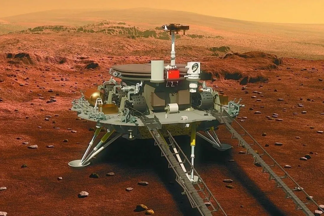 China's Mars Rover Zhurong Goes Silent Due to Dust and Sand.