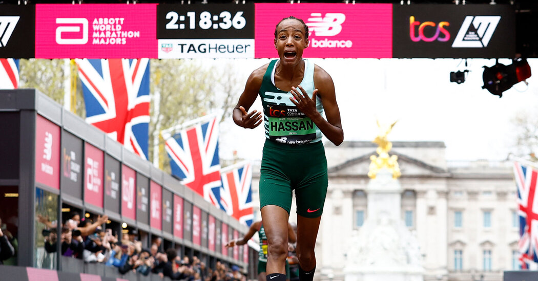Featured image for Sifan Hassan's Incredible London Marathon Victory.