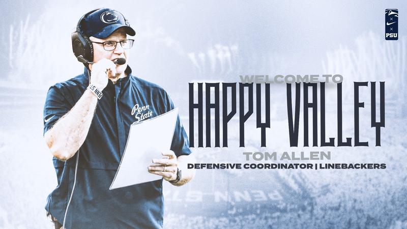 Featured image for Penn State's New Defensive Coordinator Tom Allen Signs 3-Year, $1.5 Million Deal