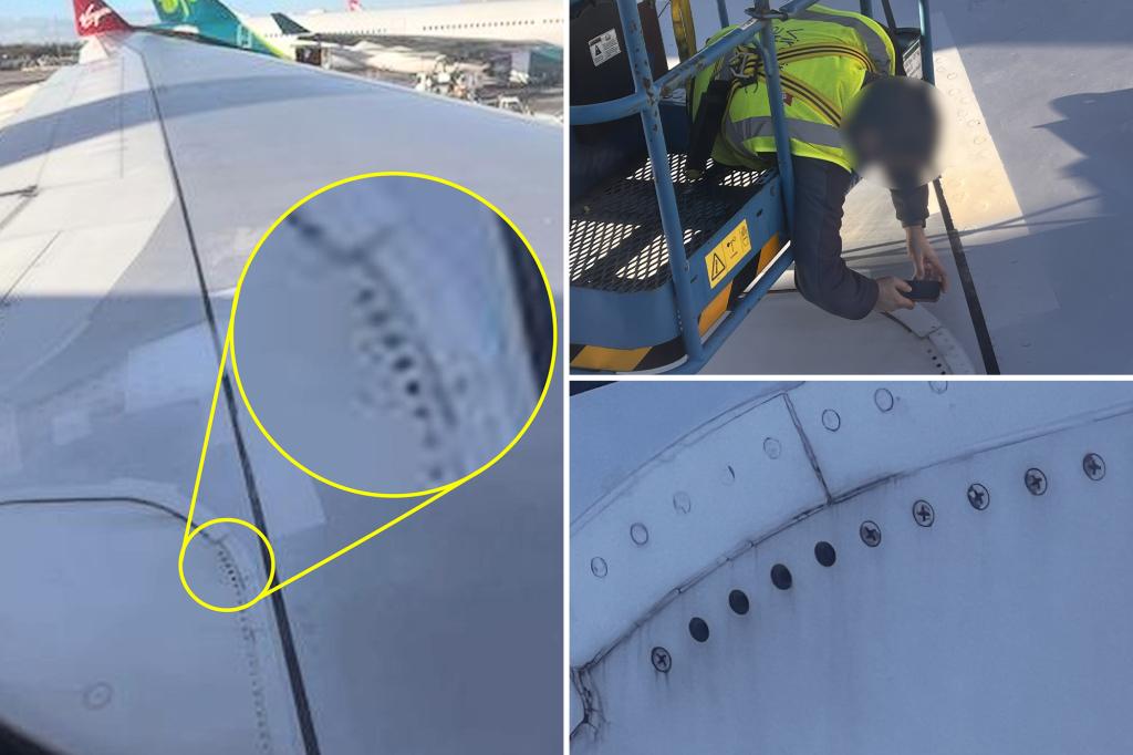 Featured image for "Passenger Spots Missing Bolts on NYC-Bound Flight, Prompts Cancellation"