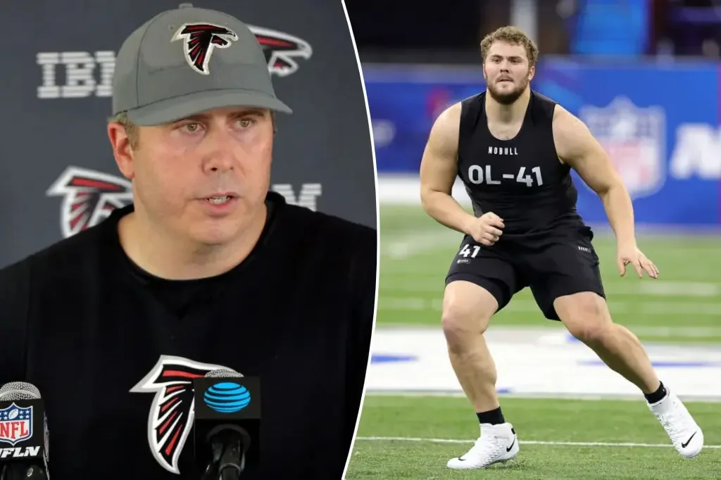 NFL Rookie Peter Skoronski Called "Boring" by Falcons Coach in Combine Interview
