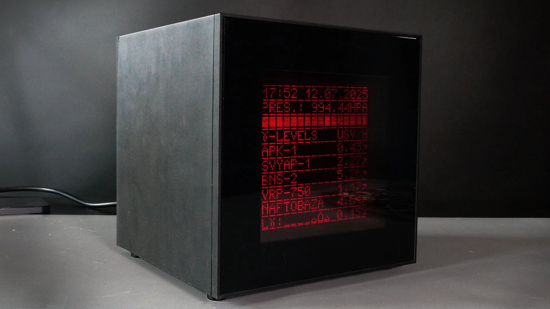 Featured image for Vintage Plasma Display Reveals Current Radiation Levels