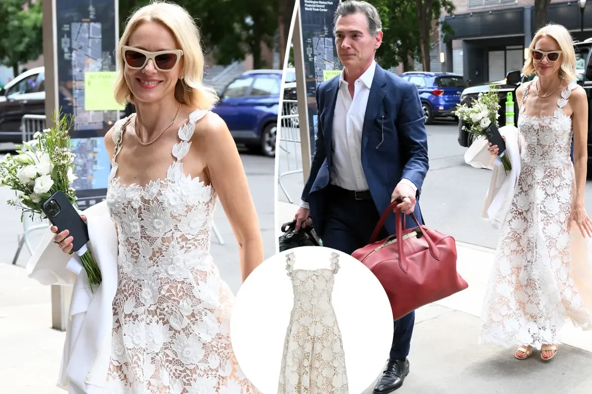 Naomi Watts ties the knot with Billy Crudup in style.