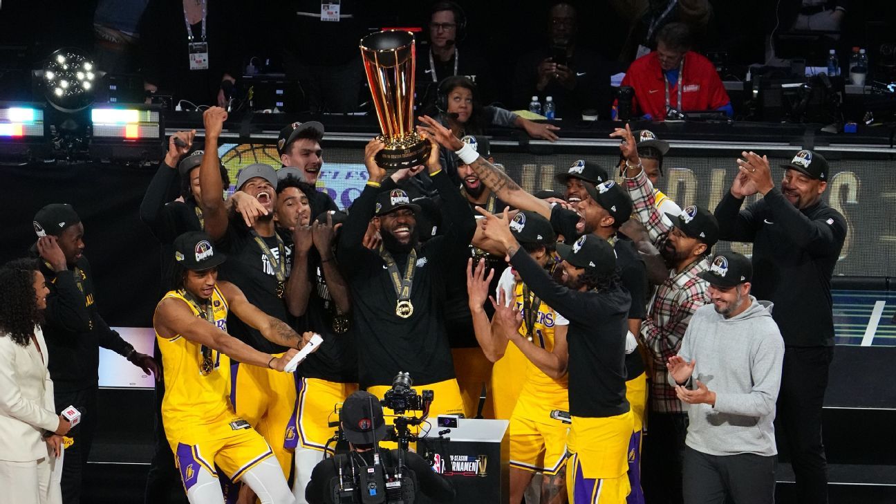 Lakers to Unveil NBA In-Season Tournament Championship Banner