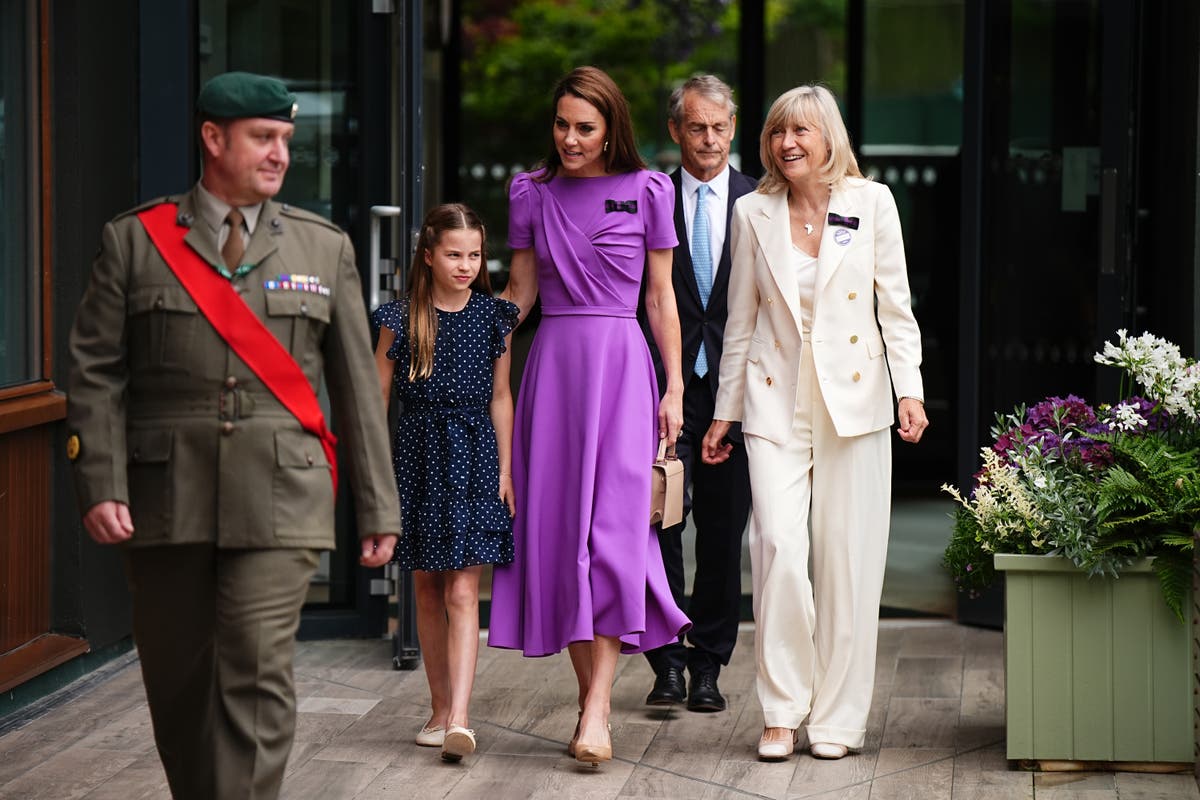 Kate Middleton and Princess Charlotte Shine at Wimbledon Men's Final