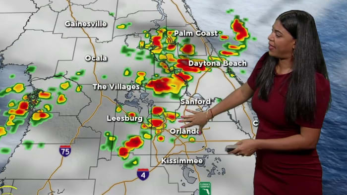 Central Florida Braces for Scattered Storms and Heavy Rainfall