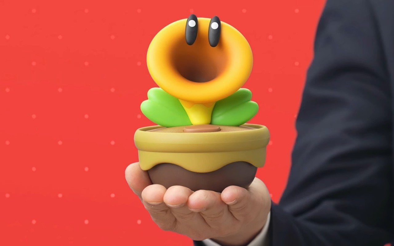 Nintendo Announces Physical Talking Flower from Mario Wonder for Next Spring