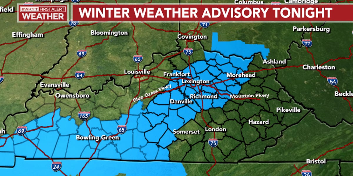 Featured image for "First Alert: Winter Weather Advisory for Accumulating Snow Tonight"