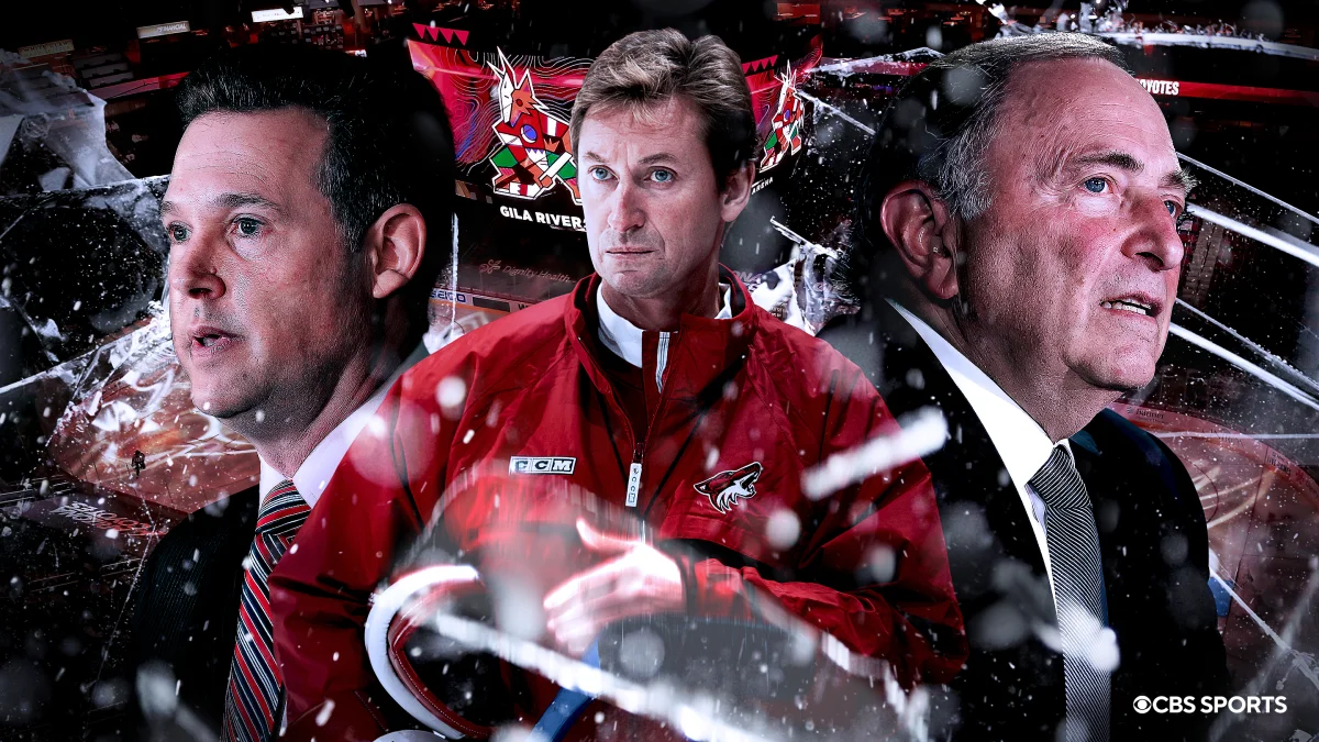 Featured image for The Arizona Coyotes' ongoing relocation saga: financial struggles, potential new homes, and logo concepts.