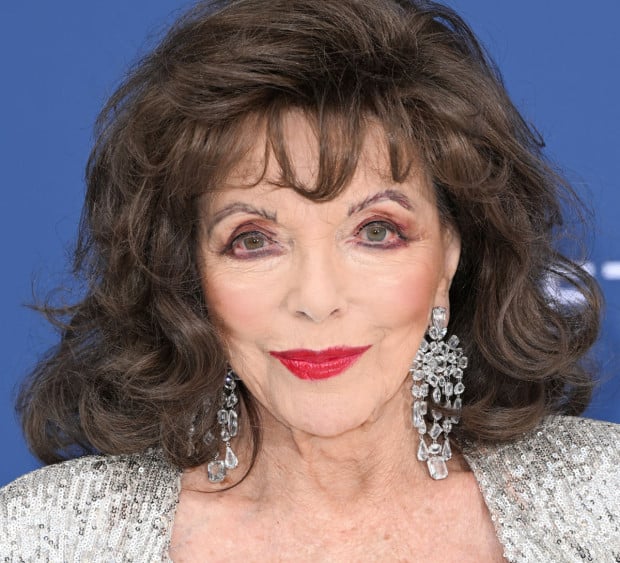 Joan Collins shares rare photo with daughter.