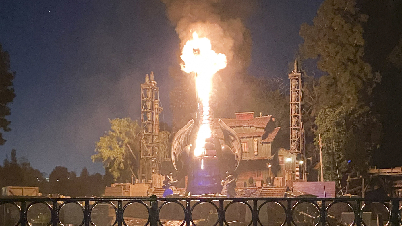 Disneyland's Fire-Breathing Dragon Prop Goes Up in Flames During Live Show