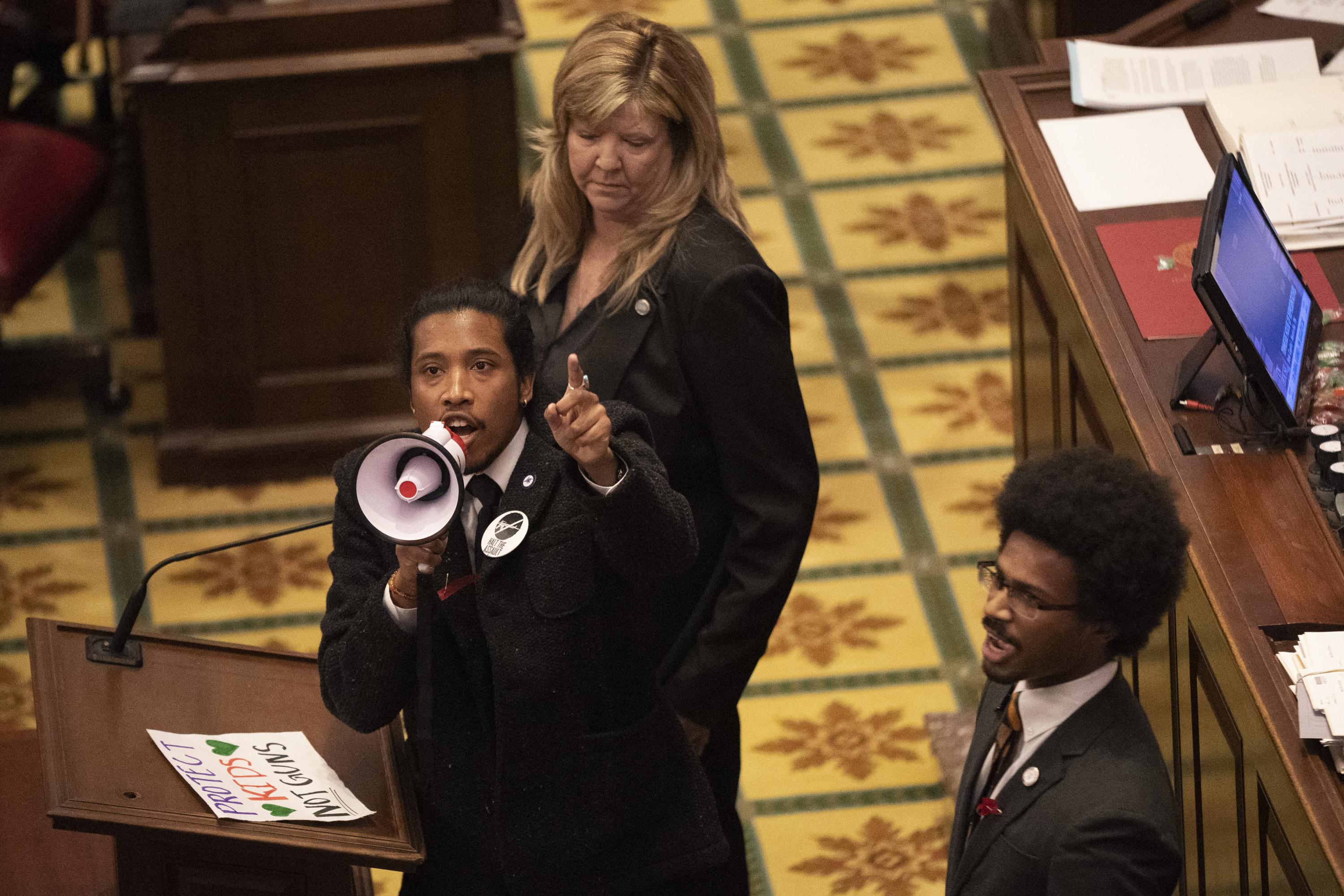 Tennessee GOP seeks to punish Democrats over gun control protest.