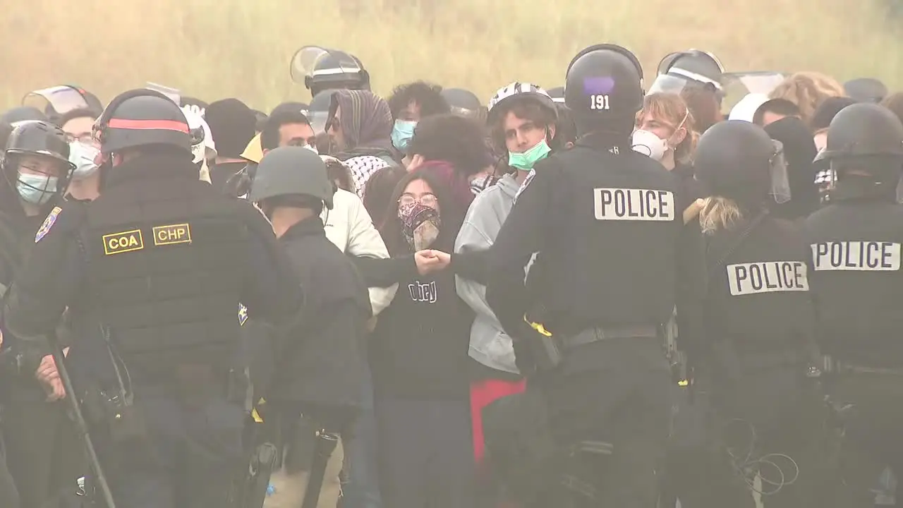 Featured image for Police Arrest 80 in UC Santa Cruz Pro-Palestinian Protest Standoff