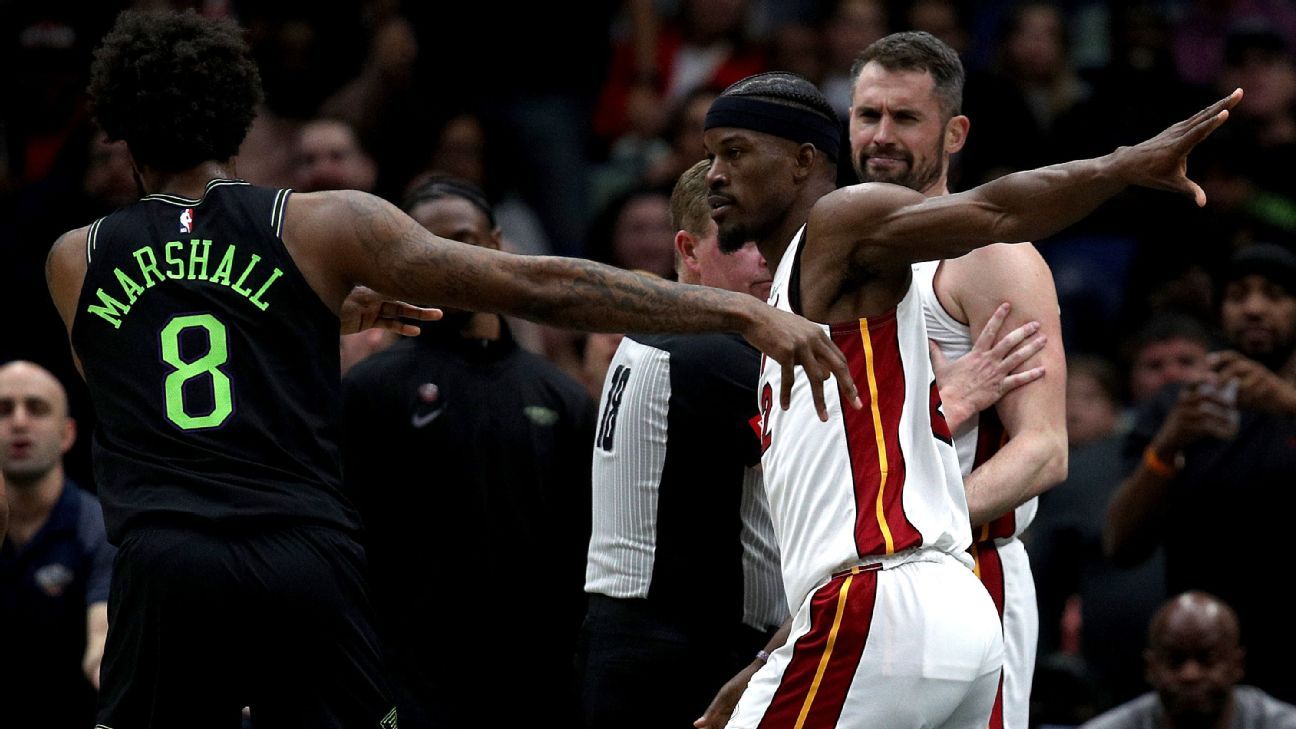 "NBA Suspends Five Players, Including Jimmy Butler, for Heat-Pelicans Brawl"