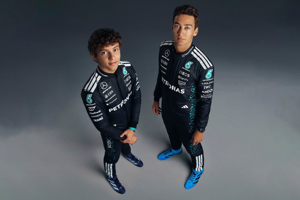 Featured image for Mercedes announces Russell and Antonelli for 2026 F1 lineup