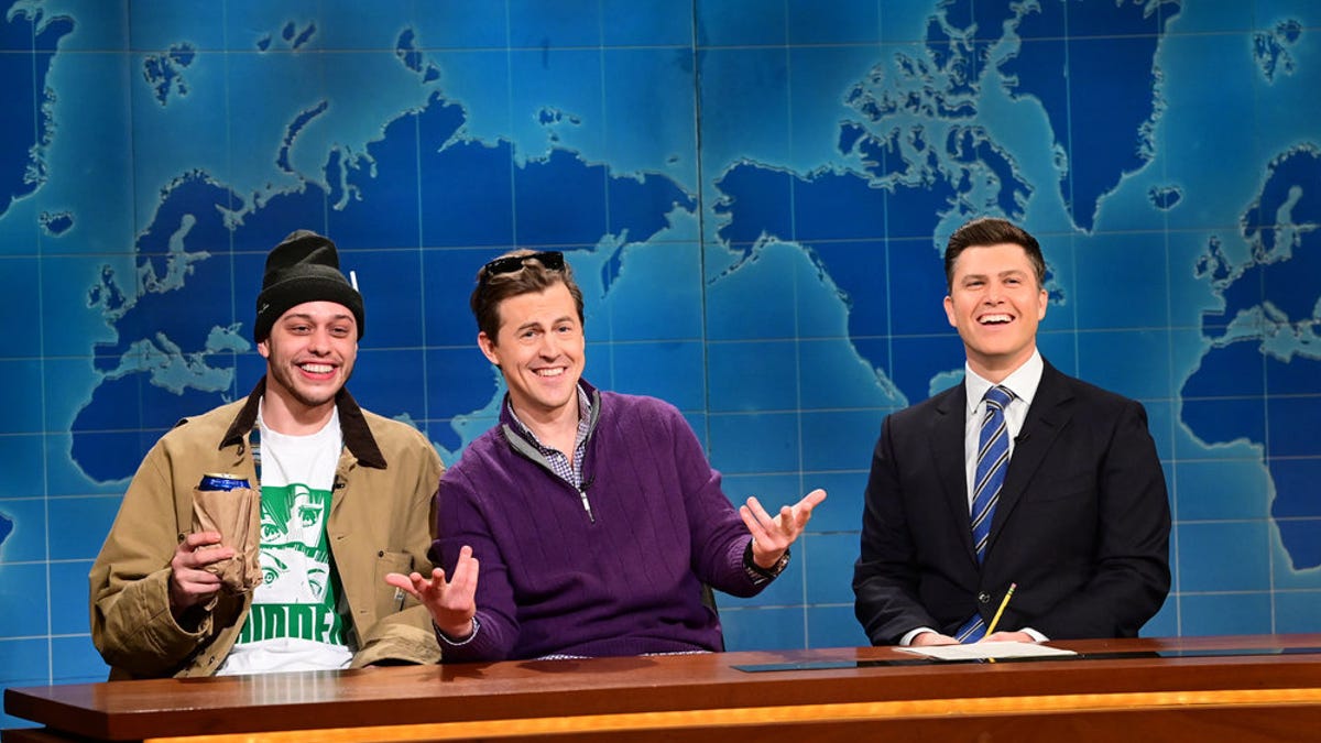 Featured image for Colin Jost denies being stoned during $280K ferry purchase with Pete Davidson