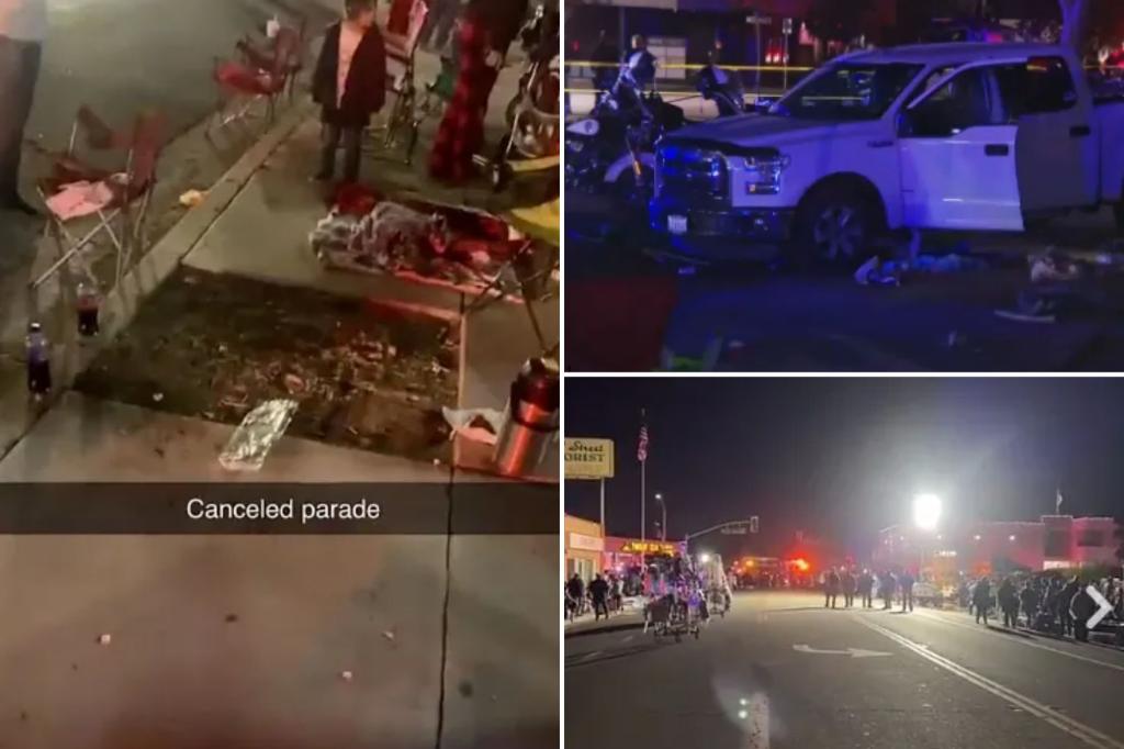 Featured image for Christmas Parade in California Marred by Pickup Truck Crash, Leaving 3 Injured