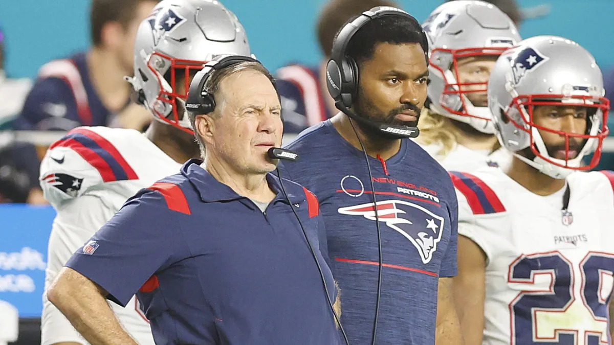 Featured image for "Jerod Mayo Clarifies Patriots' Approach to Belichick and Roster Strategy at NFL Combine"