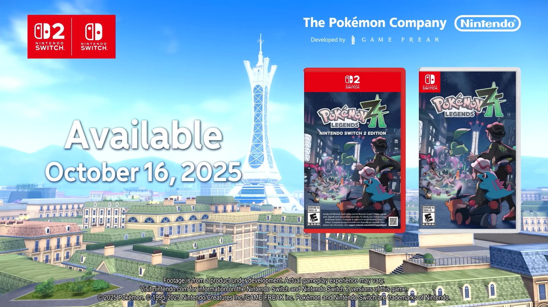 Featured image for Pokémon Legends: Z-A Launch Highlights and Leaks