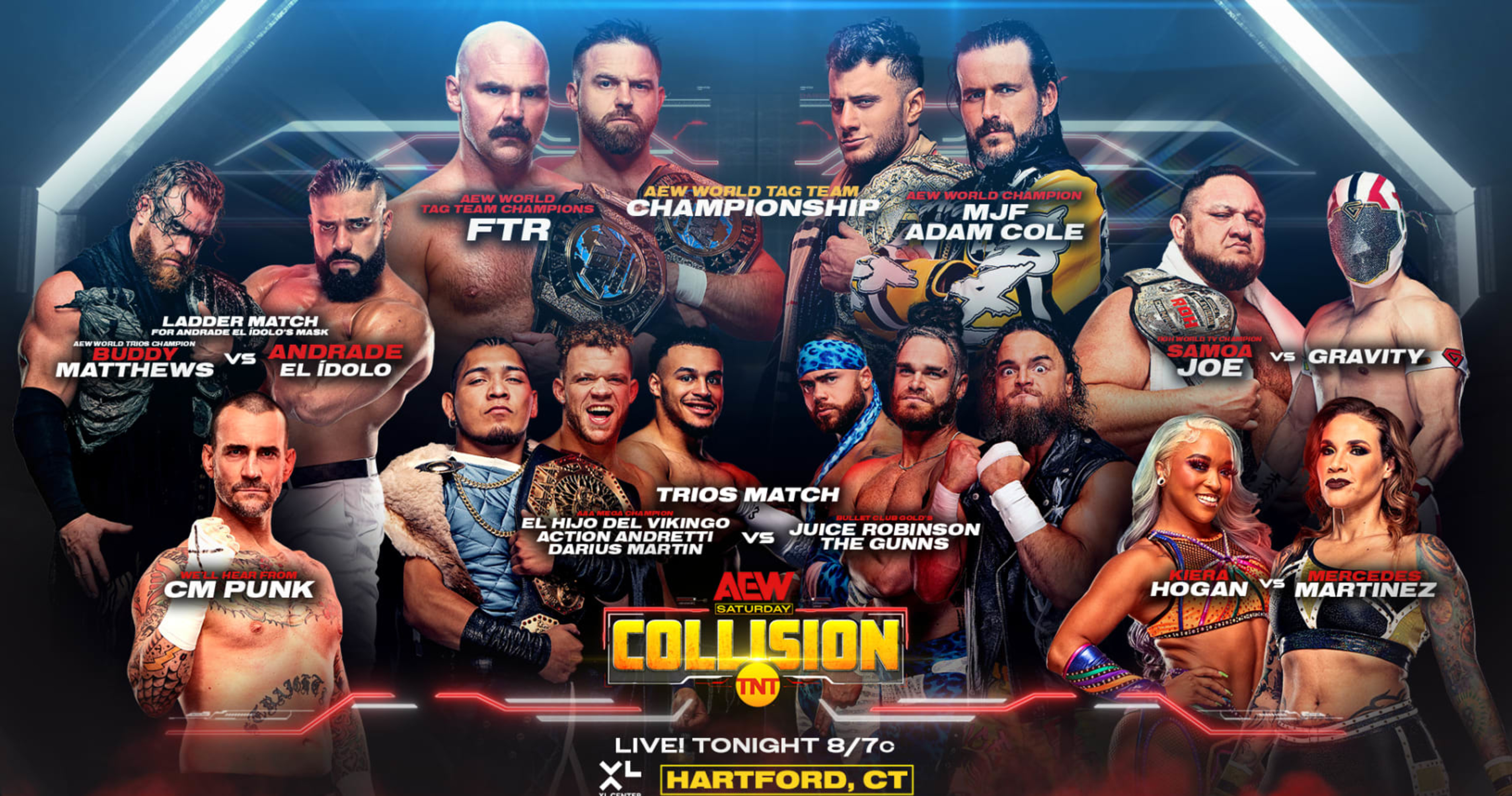 Featured image for AEW Collision: Winners, Grades, Reaction, and Highlights