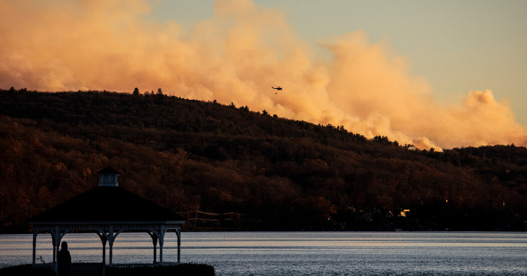 Wildfires Rage Across NJ-NY Border, Impacting Air Quality and Safety