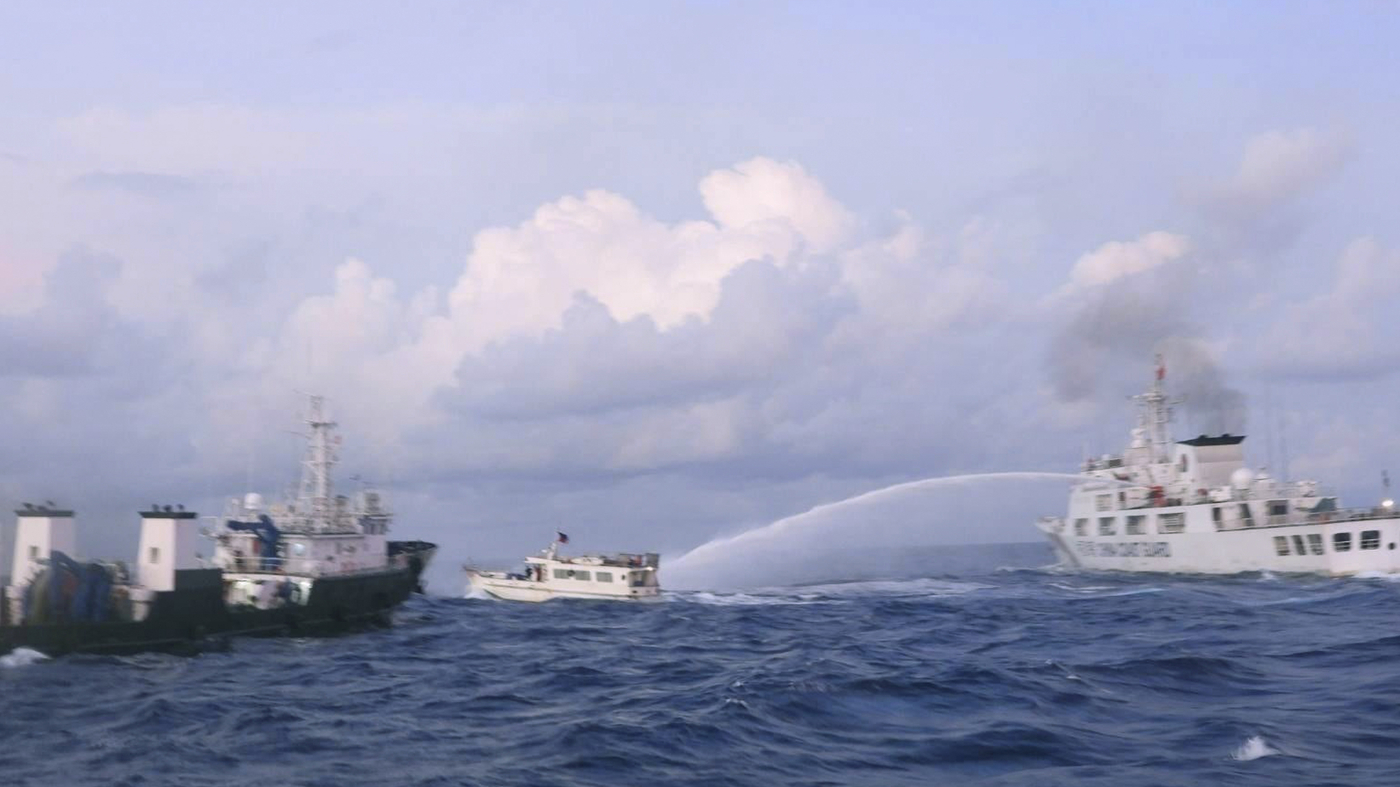 China's Aggressive Coast Guard Attacks Philippine Vessels in South China Sea