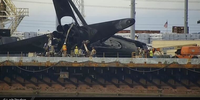 "SpaceX's Record-Breaking Falcon 9 Booster Lost at Sea After Toppling Post-Flight"