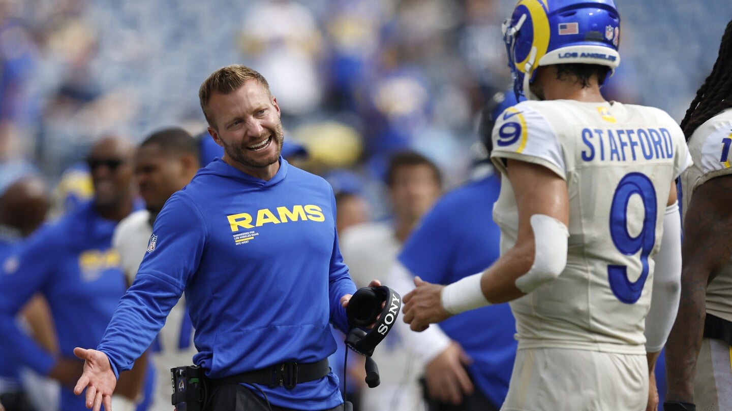 Featured image for Rams Coach Sean McVay Sustains Torn Plantar Fascia During Win