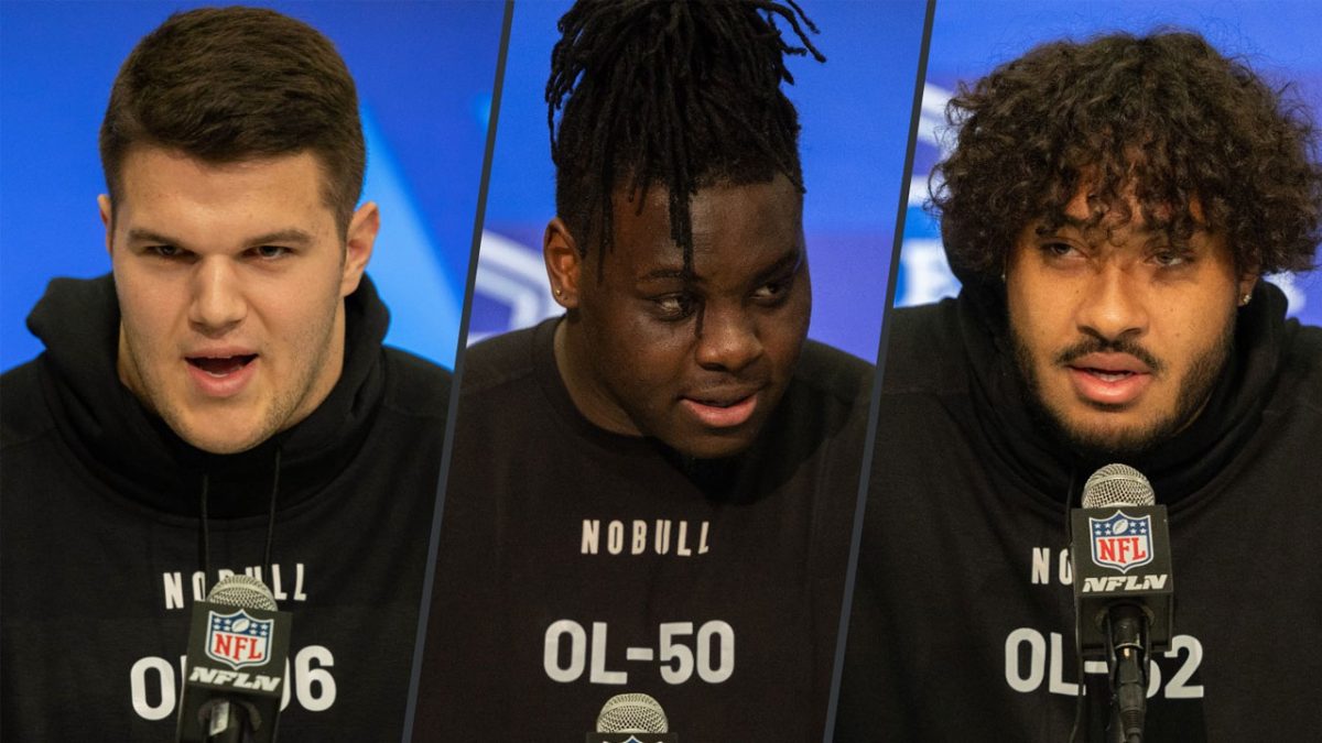 Featured image for "49ers Focus on Offensive Tackle Prospects in Pre-Draft Meetings and Combine"