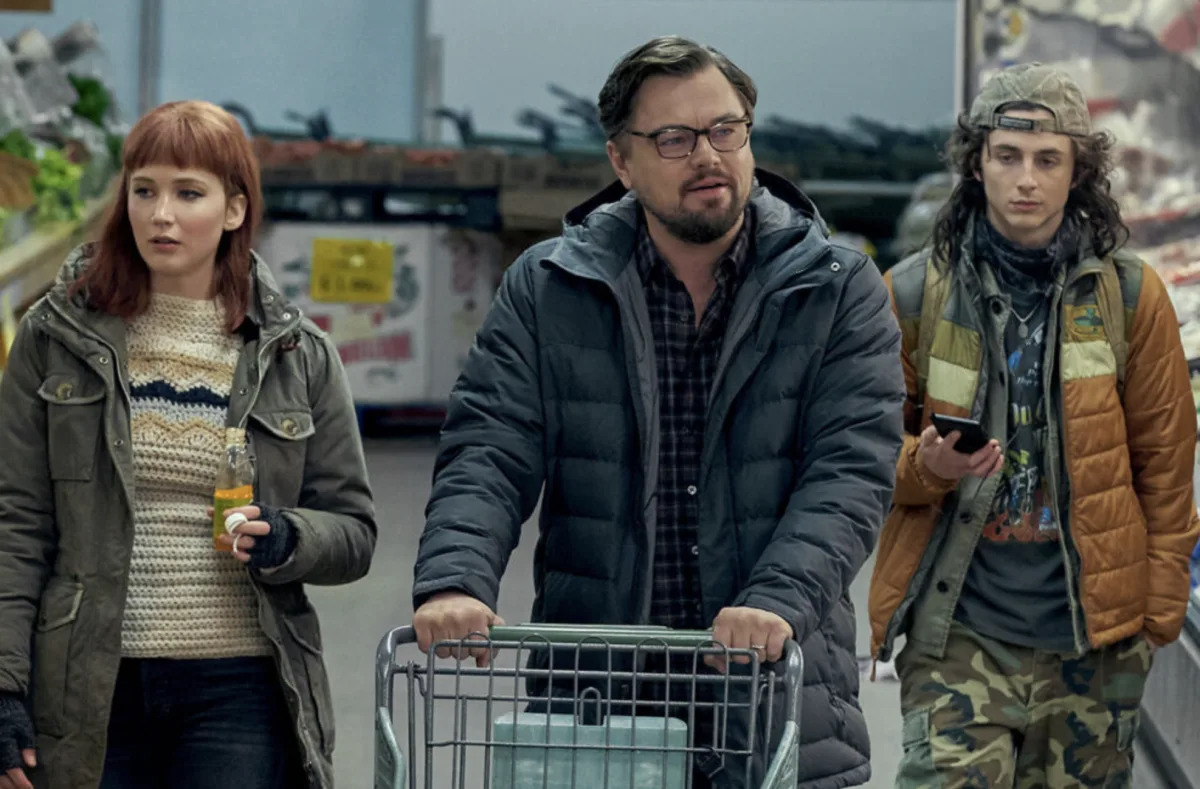 Featured image for Jennifer Lawrence and Timothée Chalamet's Annoying Day on Set of 'Don't Look Up'