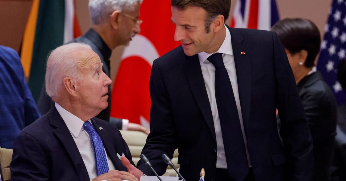 Biden Mixes Up Macron and Mitterrand in Speech