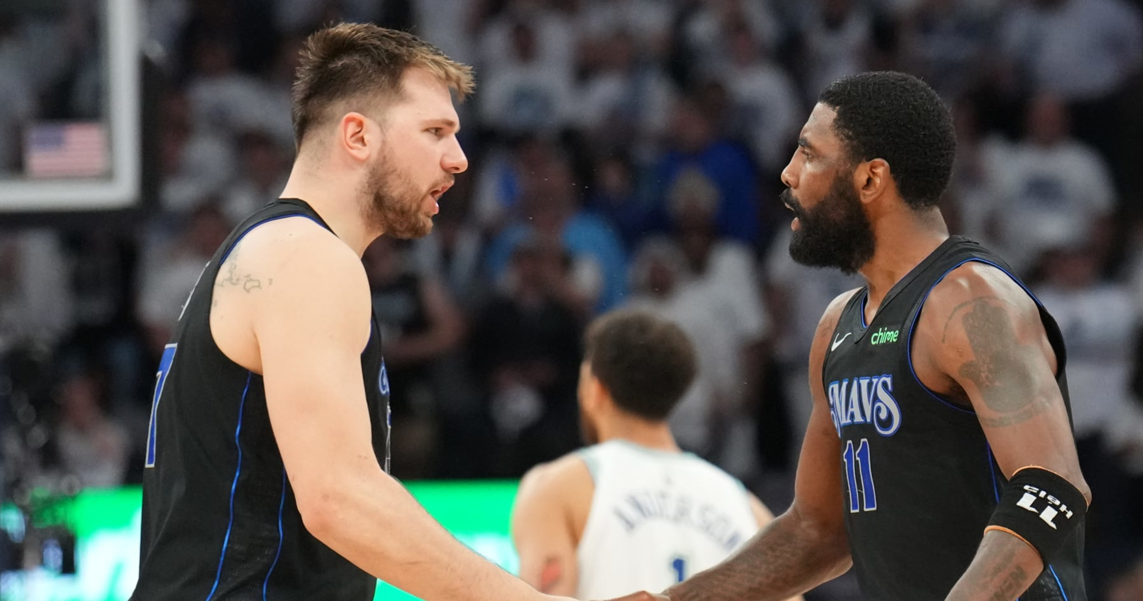 Luka Dončić and Kyrie Irving Lead Mavericks to 3-0 Series Lead Over Timberwolves