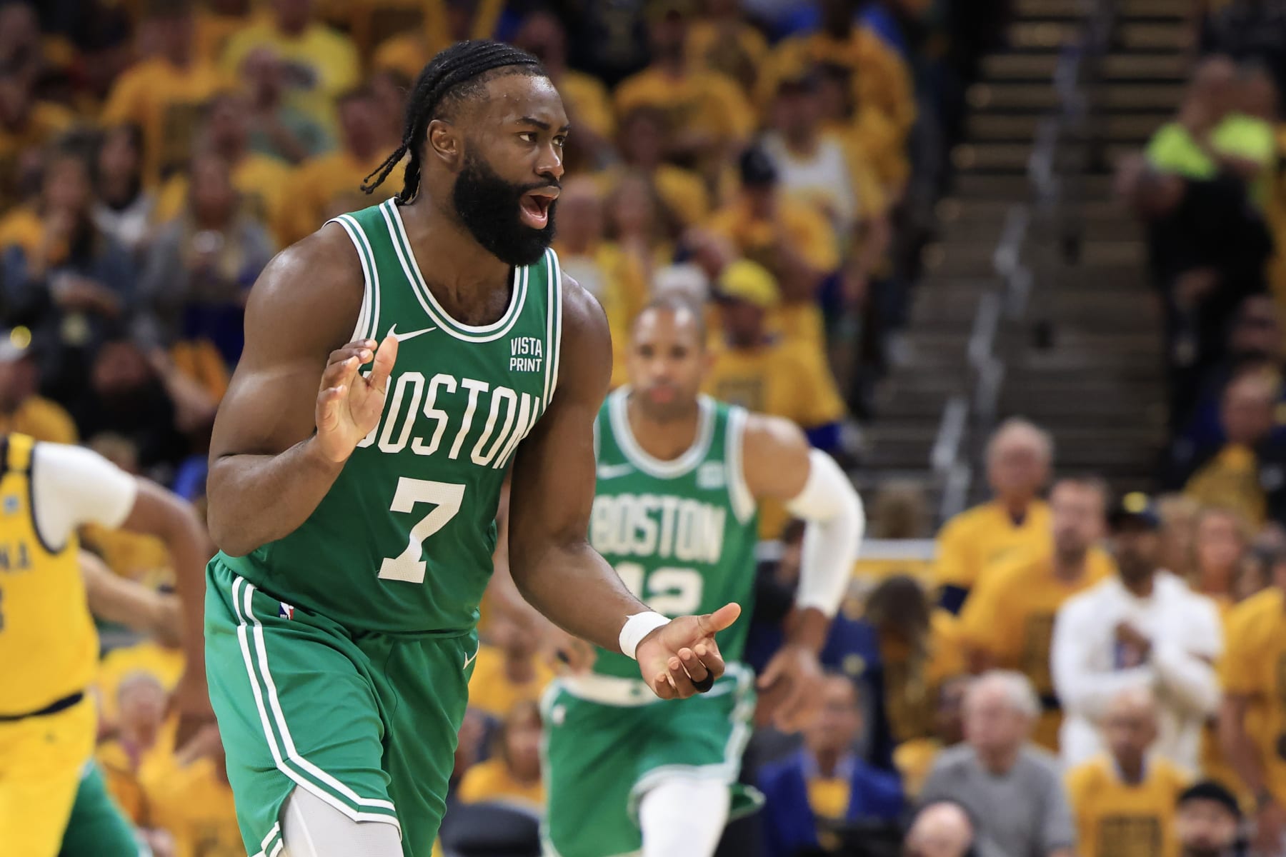 "Jaylen Brown Shines as Celtics' ECF MVP, Earns LeBron's Praise"