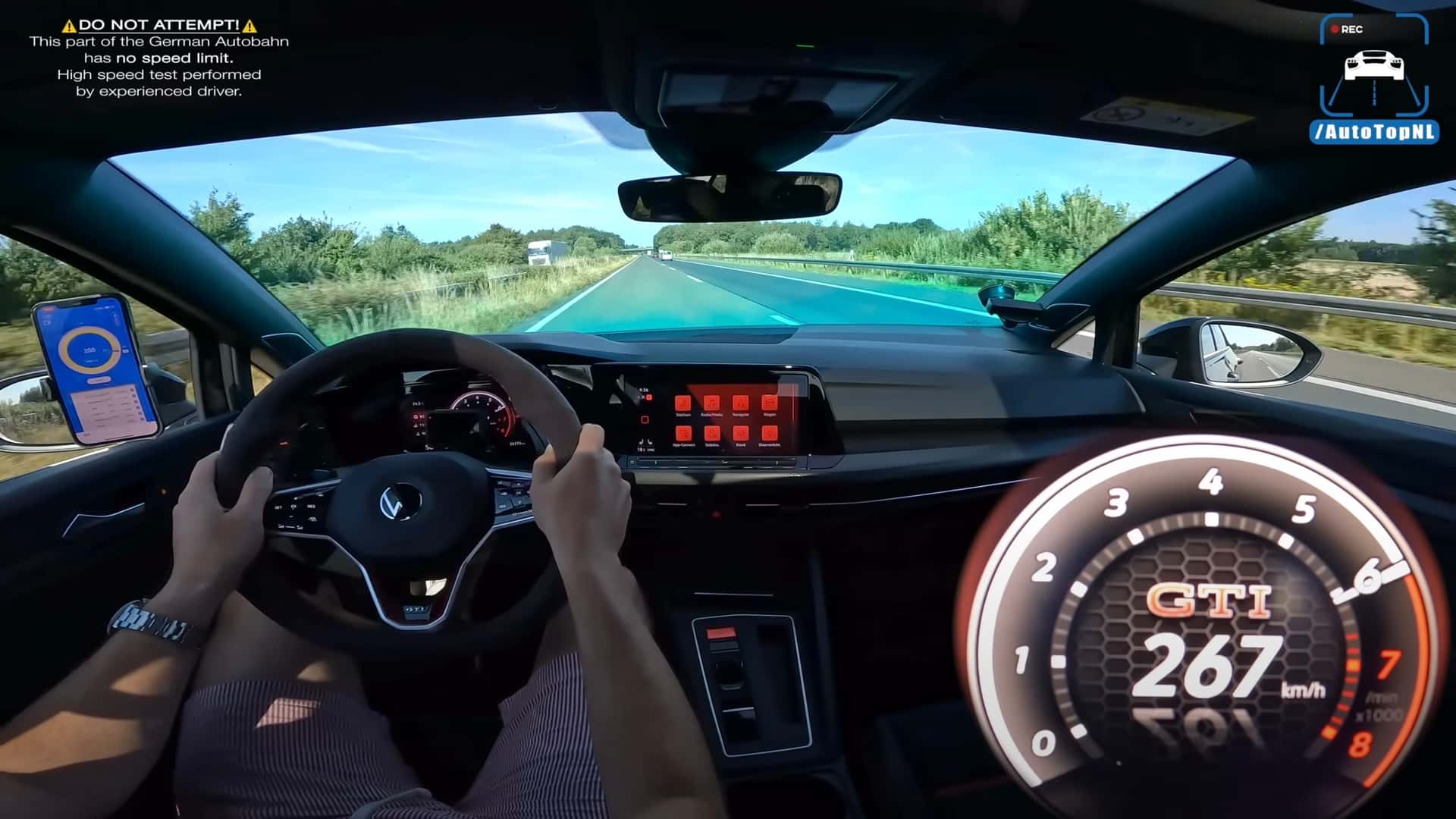 Featured image for "VW Golf GTI Clubsport Hits Top Speed on Autobahn"